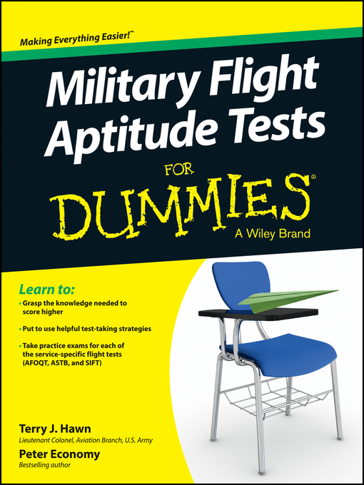Title details for Military Flight Aptitude Tests For Dummies by Terry J. Hawn - Available
